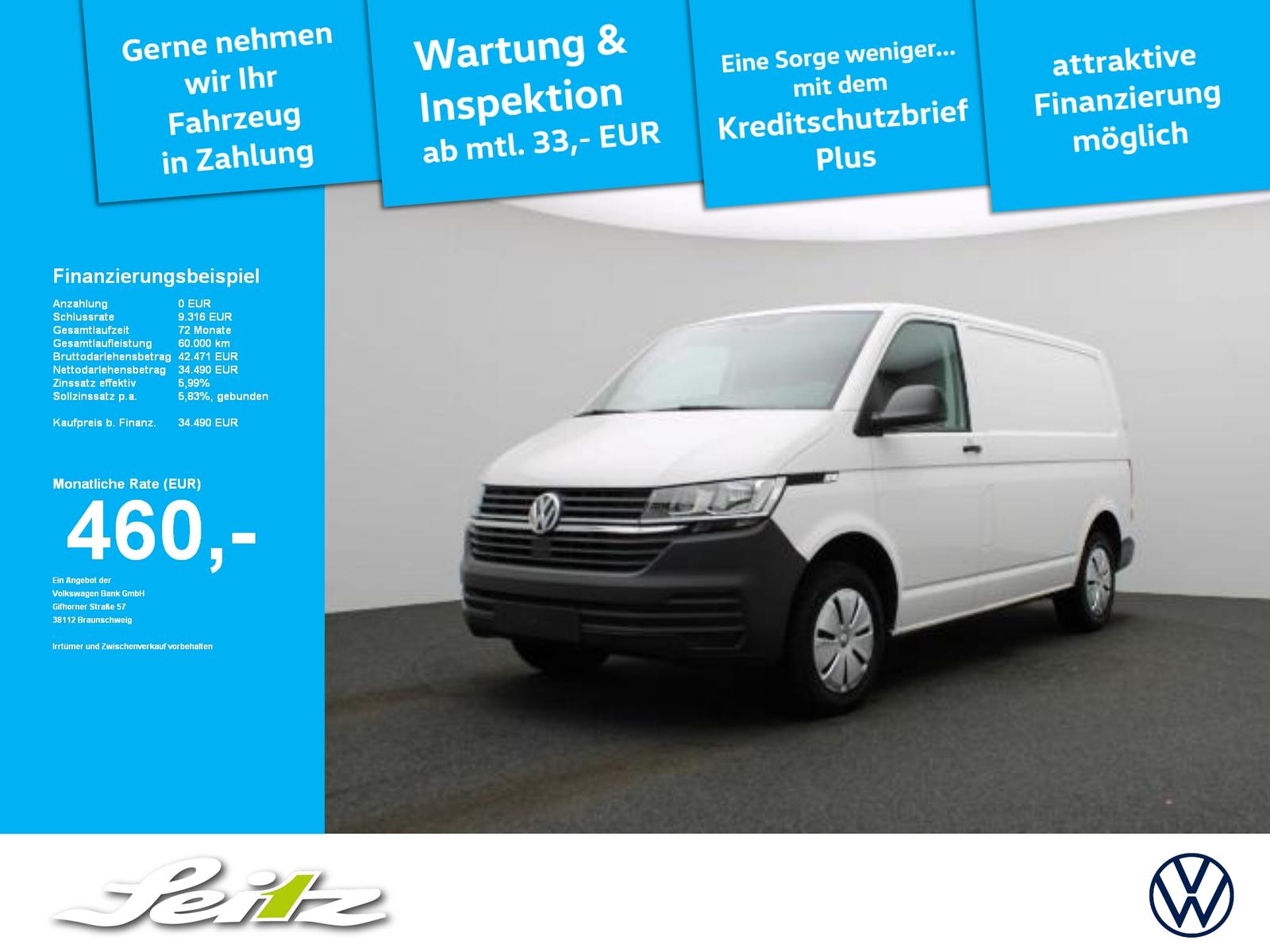 Volkswagen T6.1 Transporter Kasten 2.0 TDI KR FWD *PARKSENS