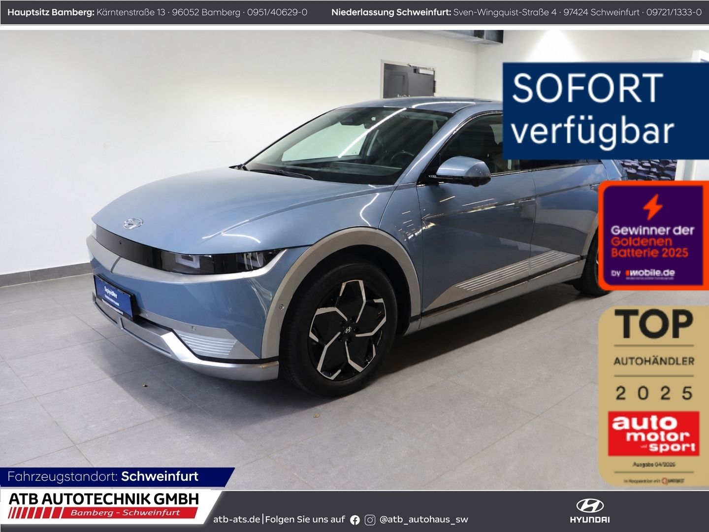 Fahrzeugabbildung Hyundai IONIQ 5 UNIQ 77,4 kWh 97,6% SOH HUD AHK-abnehmba