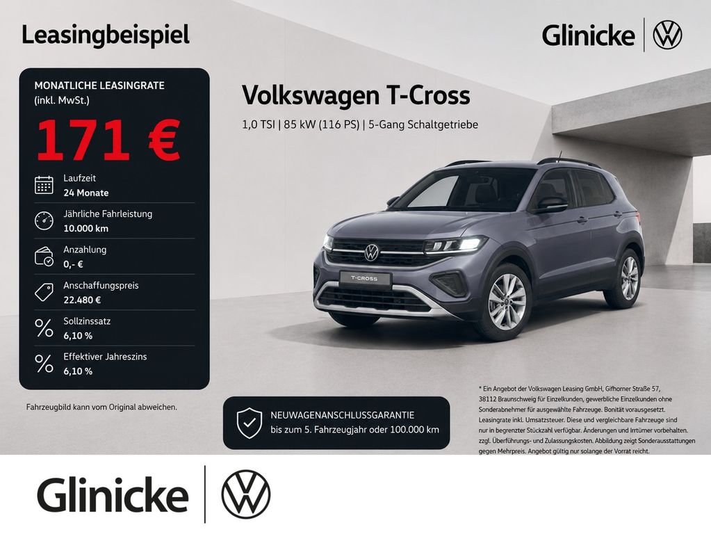 Volkswagen T-Cross 1.0 Life GOAL