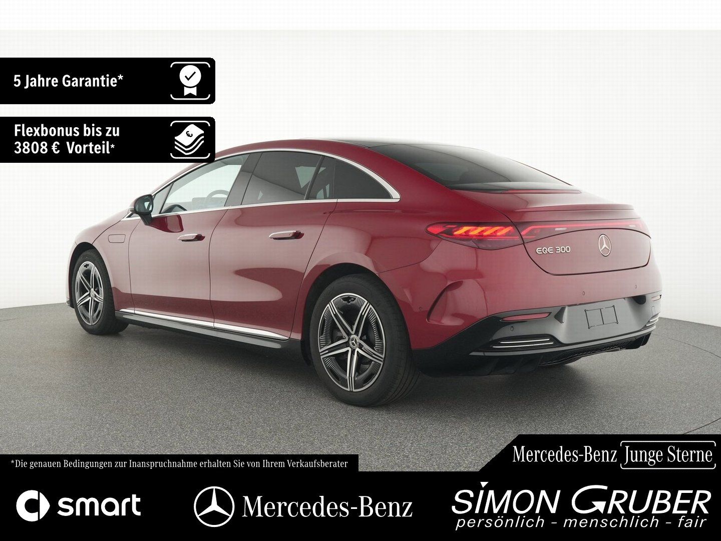 Fahrzeugabbildung Mercedes-Benz EQE 300 AMG Pano Ambi Memory LED Keyless Kamera