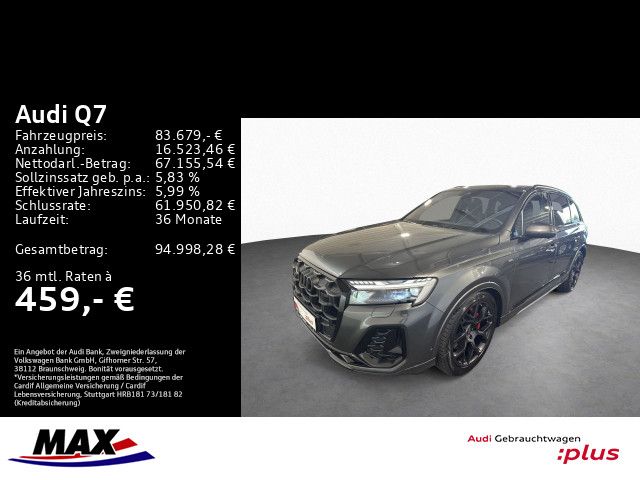 Q7 50 TDI QUATTRO S LINE 7-SITZER HD-MATRIX+AHK+