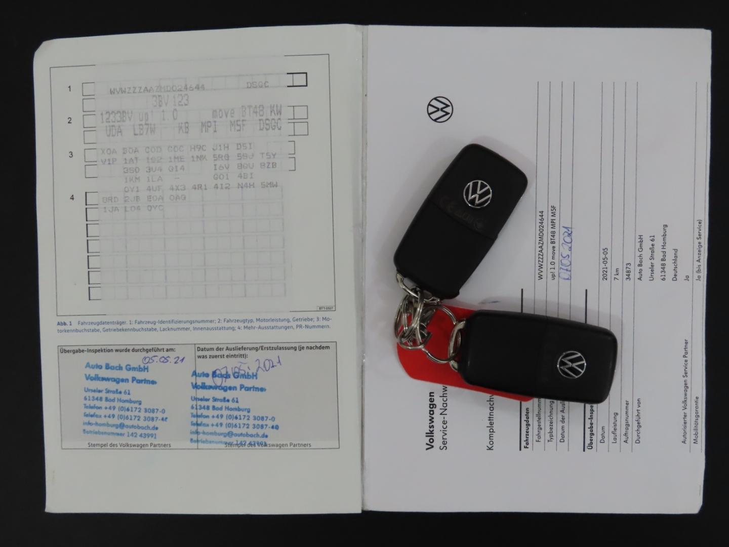 Volkswagen Up 1.0 Basis 1.Hd*HUneu*LED*Kam*Bluetooth*PDC, миниатюра 14