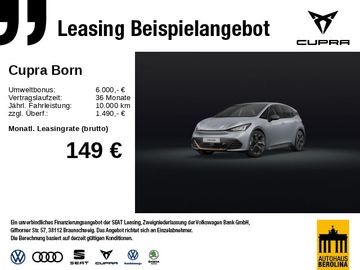 Cupra Leasingangebot: Cupra Born (204 PS) 60 kWh BAFA bis zu 6.000€