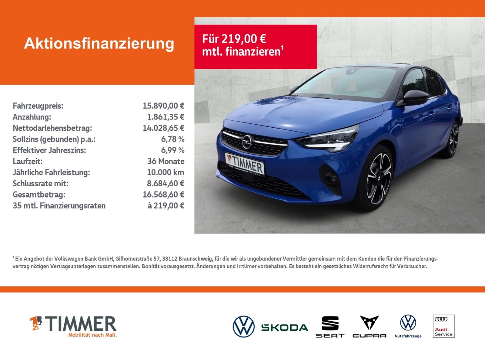 Opel Corsa F 1.2 Turbo Elegance +AUTOMATIK +NAVI +KAM, миниатюра 2