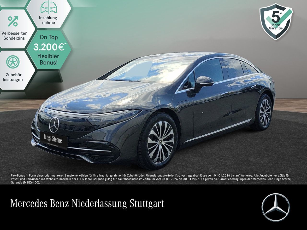 MERCEDES-BENZ EQS 580 4M Elec Art/Hyper/HAL/Pano/Sitzkl/Burm