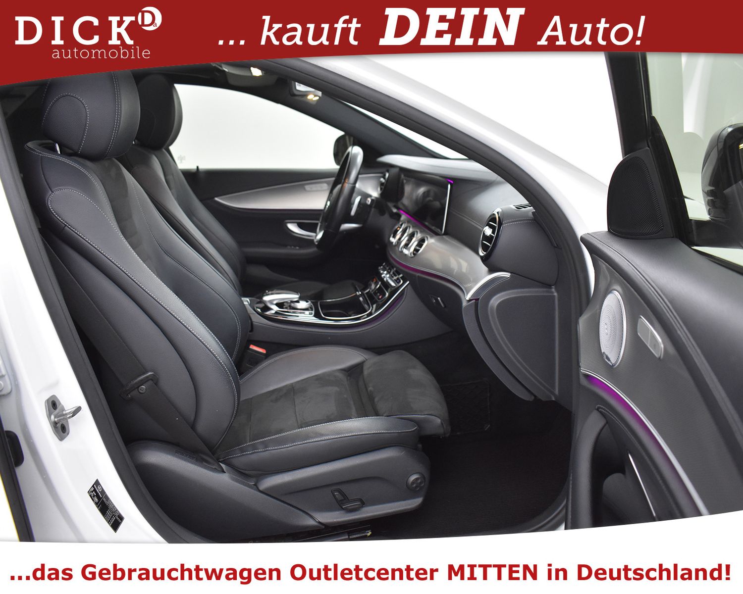 MERCEDES-BENZ E350d 2X AMG Line NIGHT+PANO+WIDES+BURMS+KAM+20" - Image 14