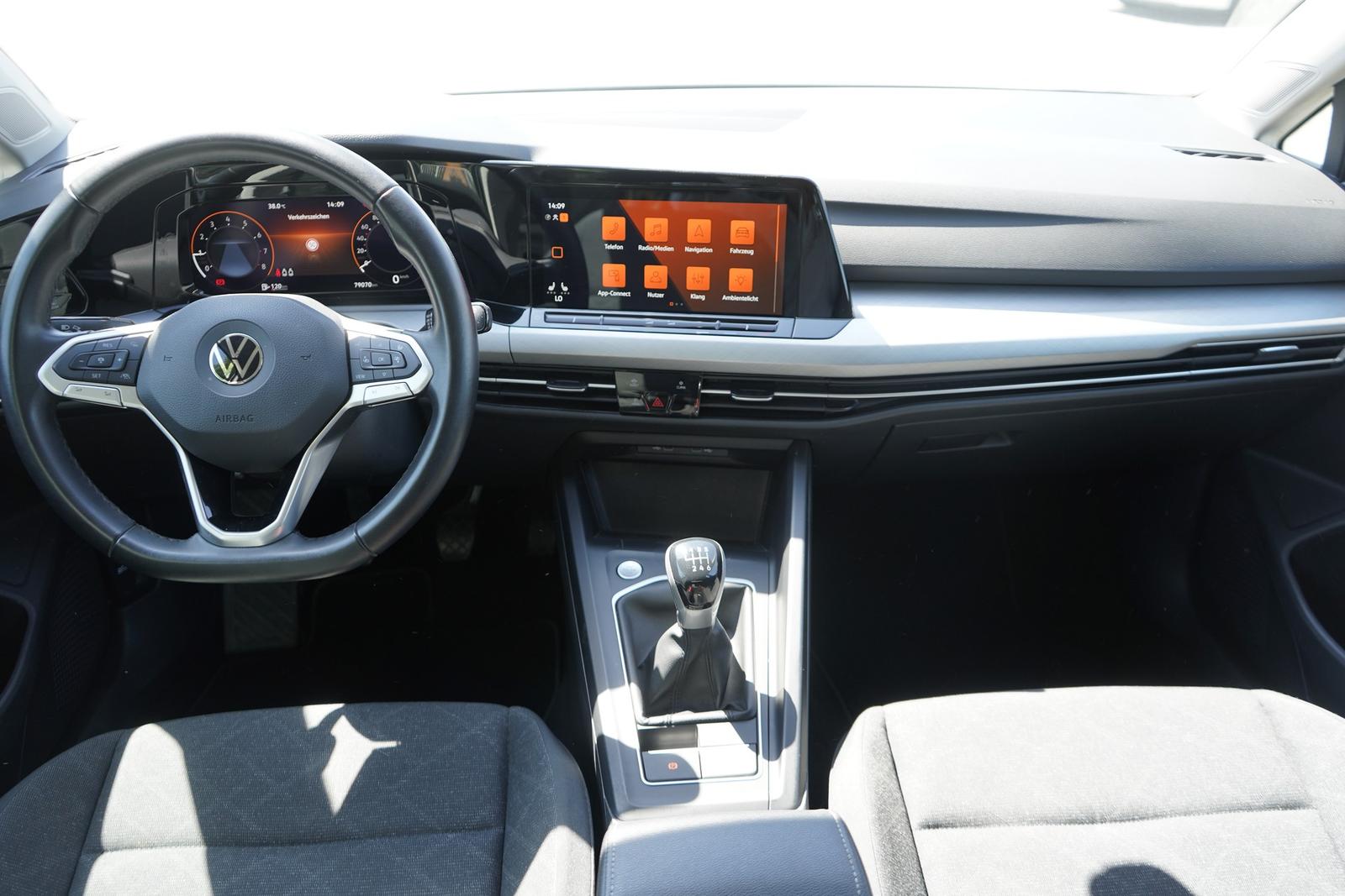 Volkswagen Golf VIII 1.5 TSI Life LED Navi Sitzheizung DAB, миниатюра 21