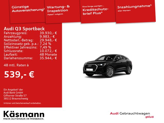 Audi Q3 Sportback 35TDI KAM NAVI LED SHZ