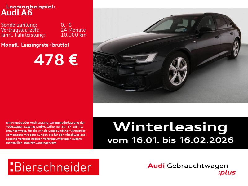 A6 Av 45 TDI qu S-Line Black AHK MARIX PANO HuD