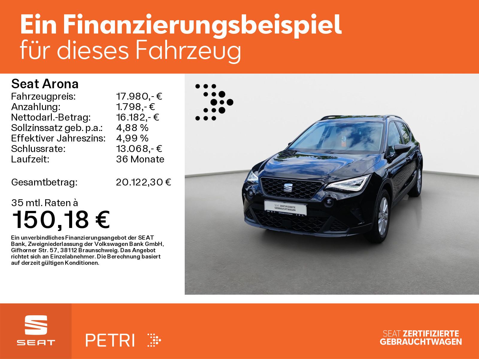 Seat Arona Style 1.0 TSI DSG*PDC*KAM*LED*NAV*SHZ*