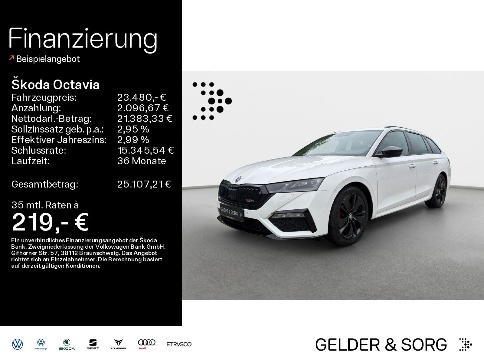 Skoda Octavia Combi RS 2.0 TDI LED*Navi*AHK*Panorama