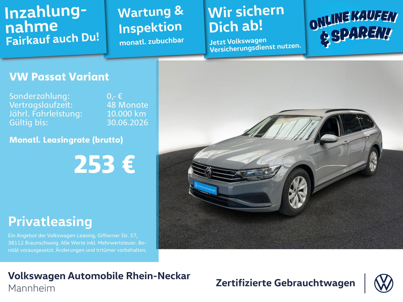 Volkswagen Passat Variant 2.0 TDI Business DSG Navi Kamera