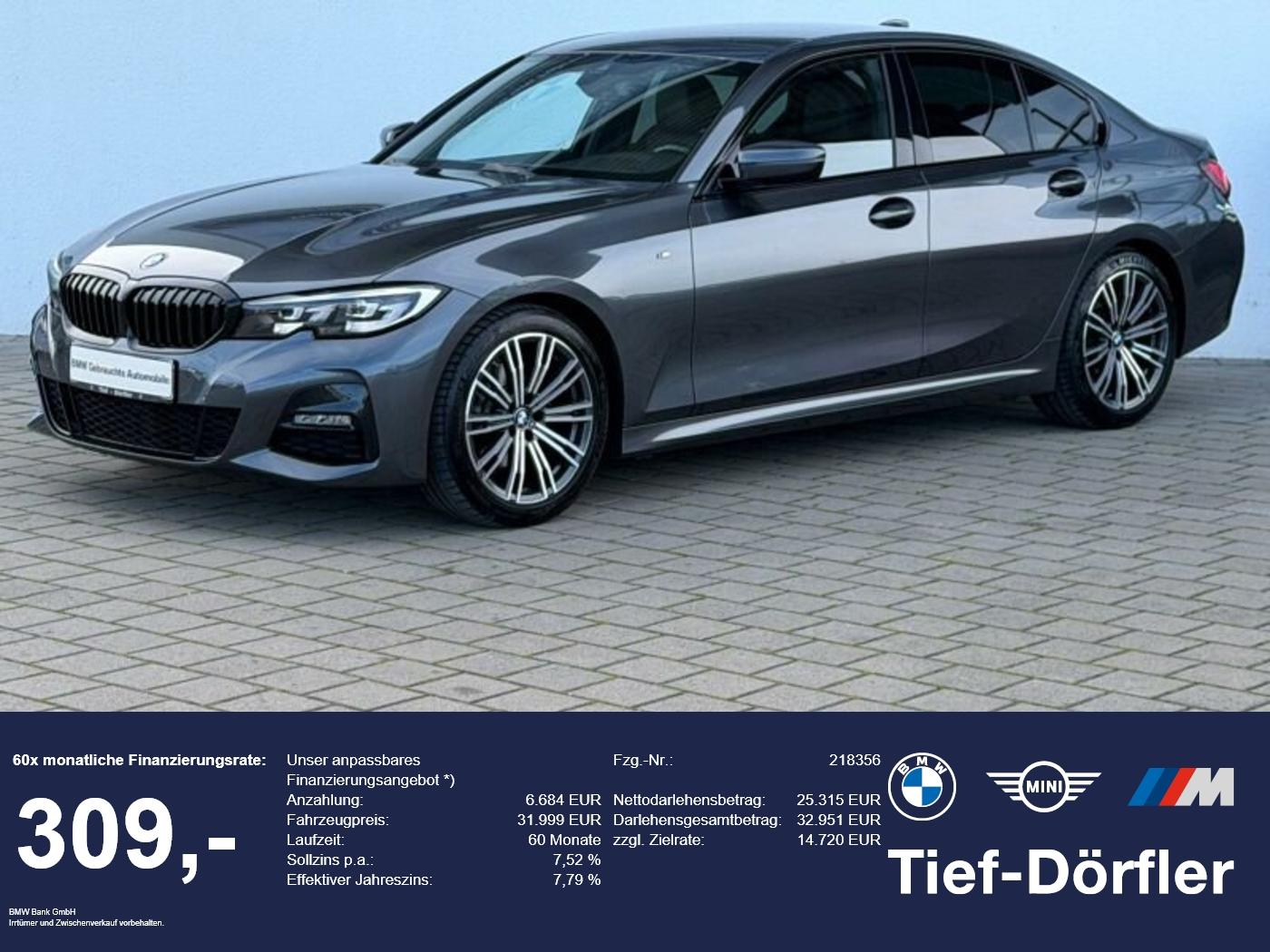 BMW 320d SAG Limo M Sport HIFI/Tempo/SHZ/PDC/Alarm H