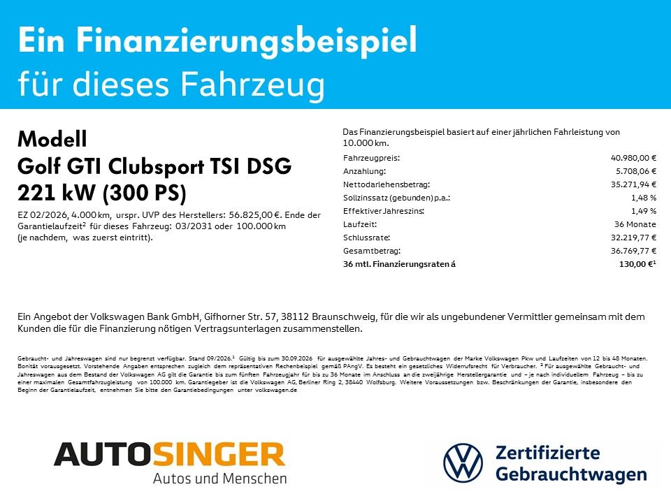 Volkswagen Golf GTI Clubsport TSI DSG HUD R-CAM NAVI ACC foto 2