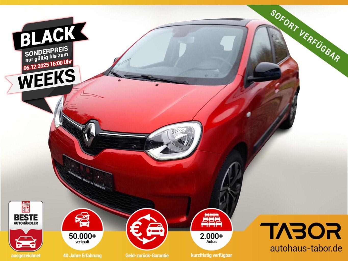 Renault Twingo 1.0 SCe 65 Zen Faltdach SHZ Klimaanlage