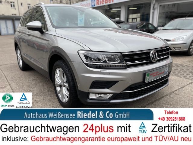 Volkswagen Tiguan 2.0 TDI DSG Highline LED 4Motion Erstbes.