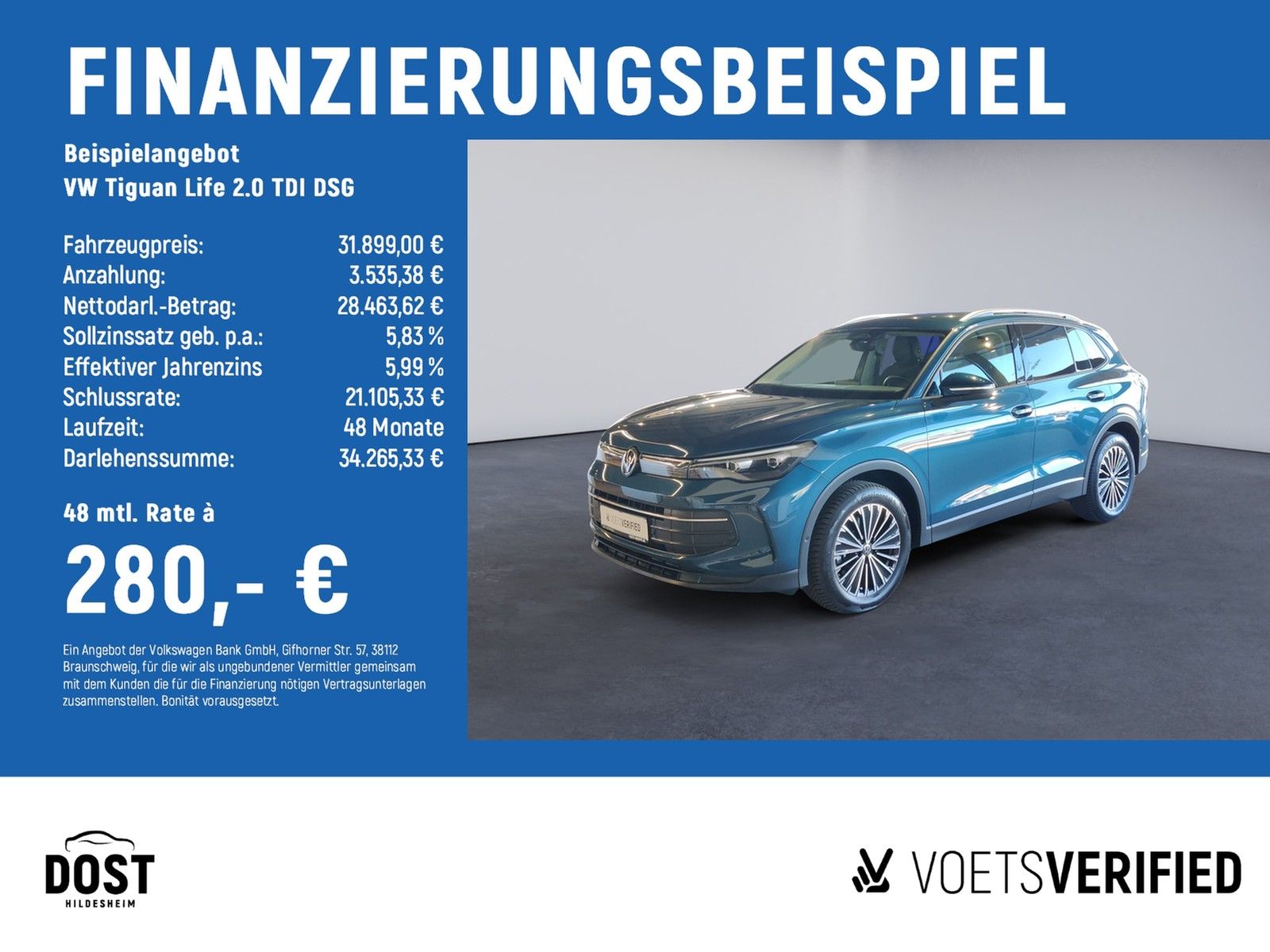 Volkswagen Tiguan Life 2.0 TDI DSG ACC AHK NAVI KAMERA LED foto 1
