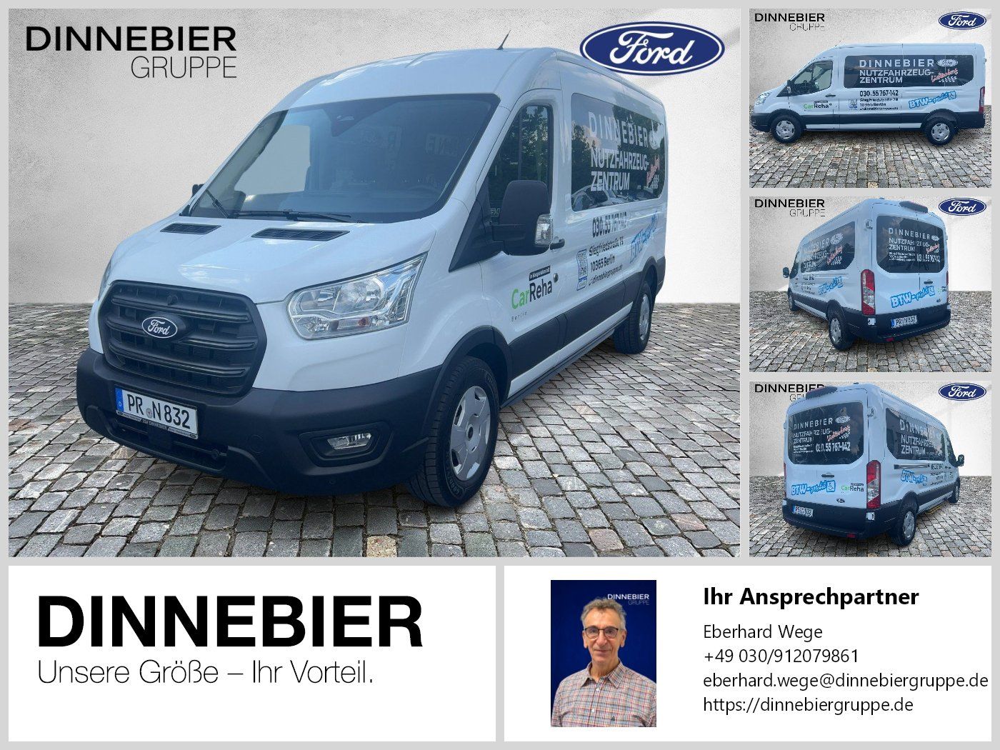 Ford Transit 350 L3 H2 Kombi PKW Trend - BTW 96 kW
