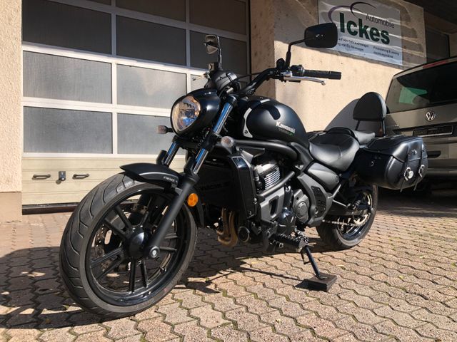 Kawasaki Vulcan S ABS Arrow Auspuff/Ledertaschen