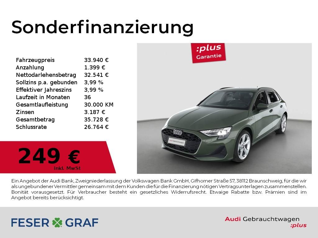 Audi A3 SB TFSIe S tronic LED/PDC+/AHK/Navi+