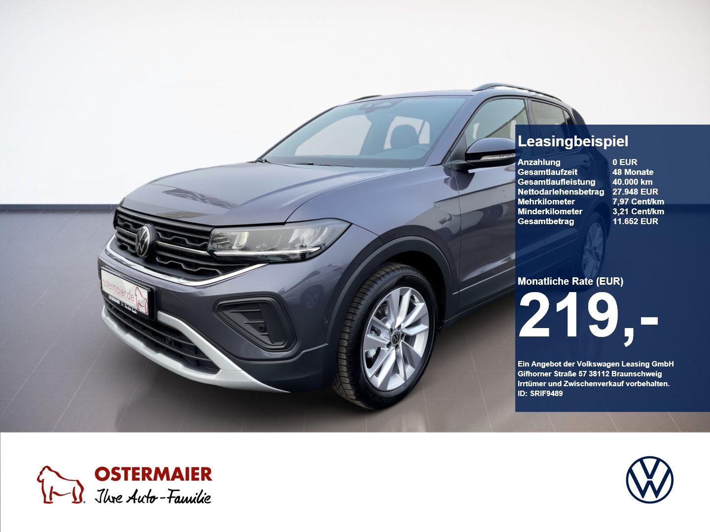 Volkswagen T-Cross Life ENERGY 1.0TSI 116PS DSG NAVI,AHK,AL