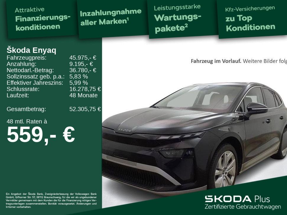 Skoda Enyaq 85  Loft*ACC*GJR*RFK*WÄRMEPUMPE*AHK*MATRIX imagem 2