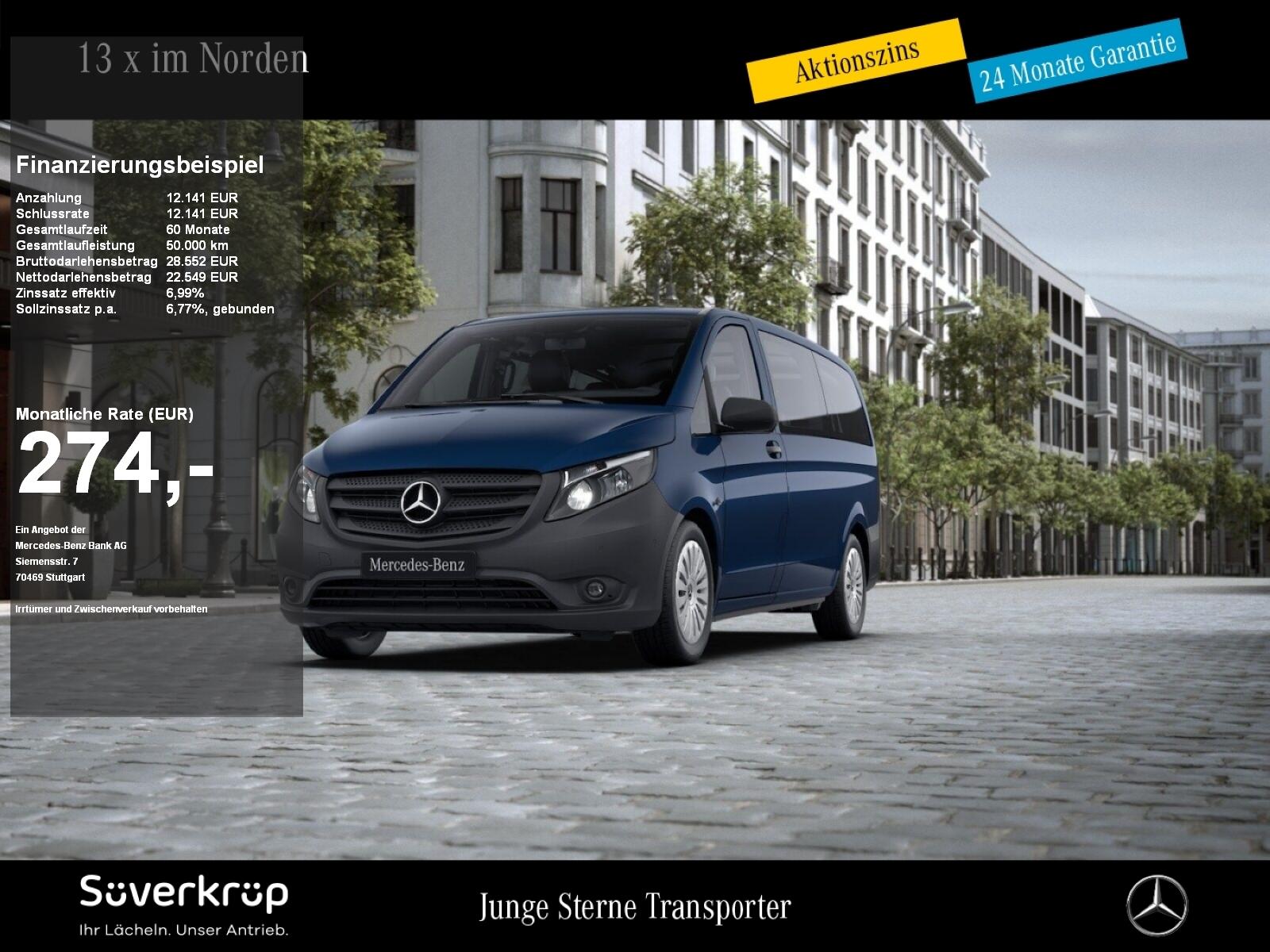 Mercedes-Benz Vito 114 TOURER PRO 8SITZER KLIMA NAVI AUTOM KAM