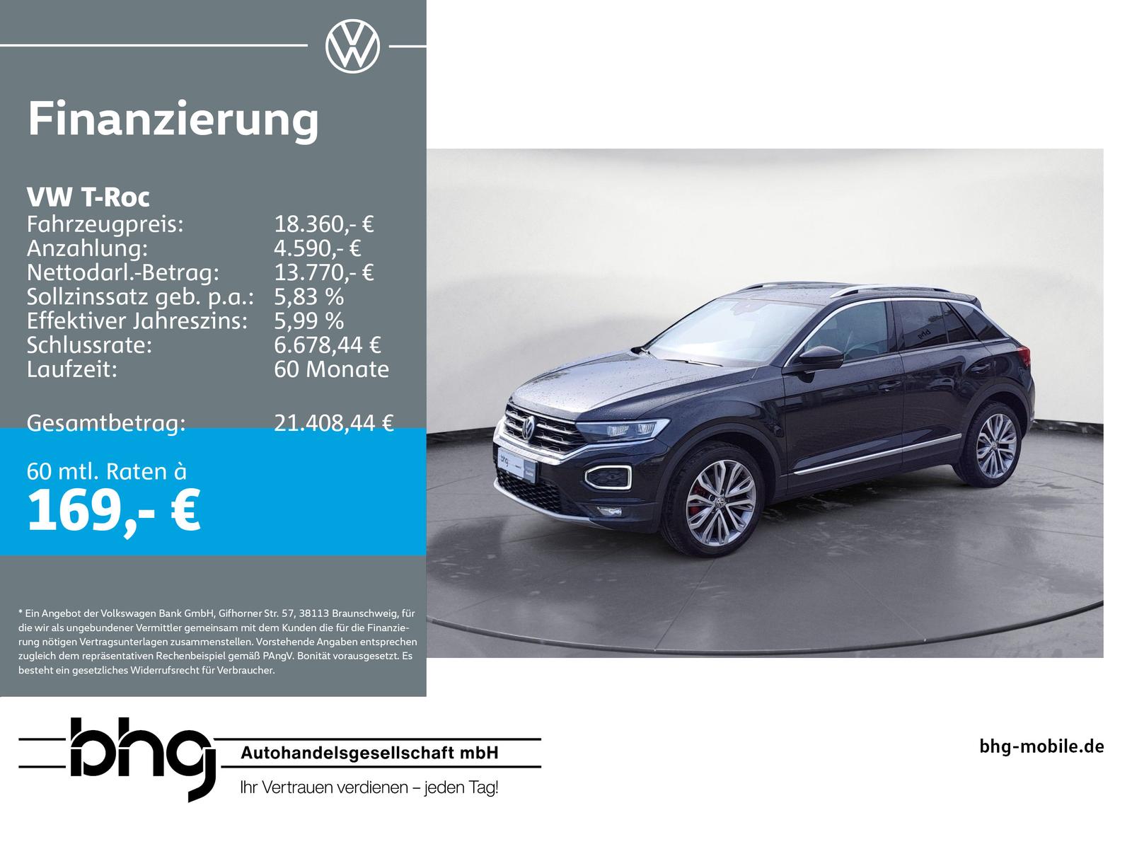 Volkswagen T-ROC 1.5 TSI DSG *NAVI*KAMERA*APP-CONNECT*