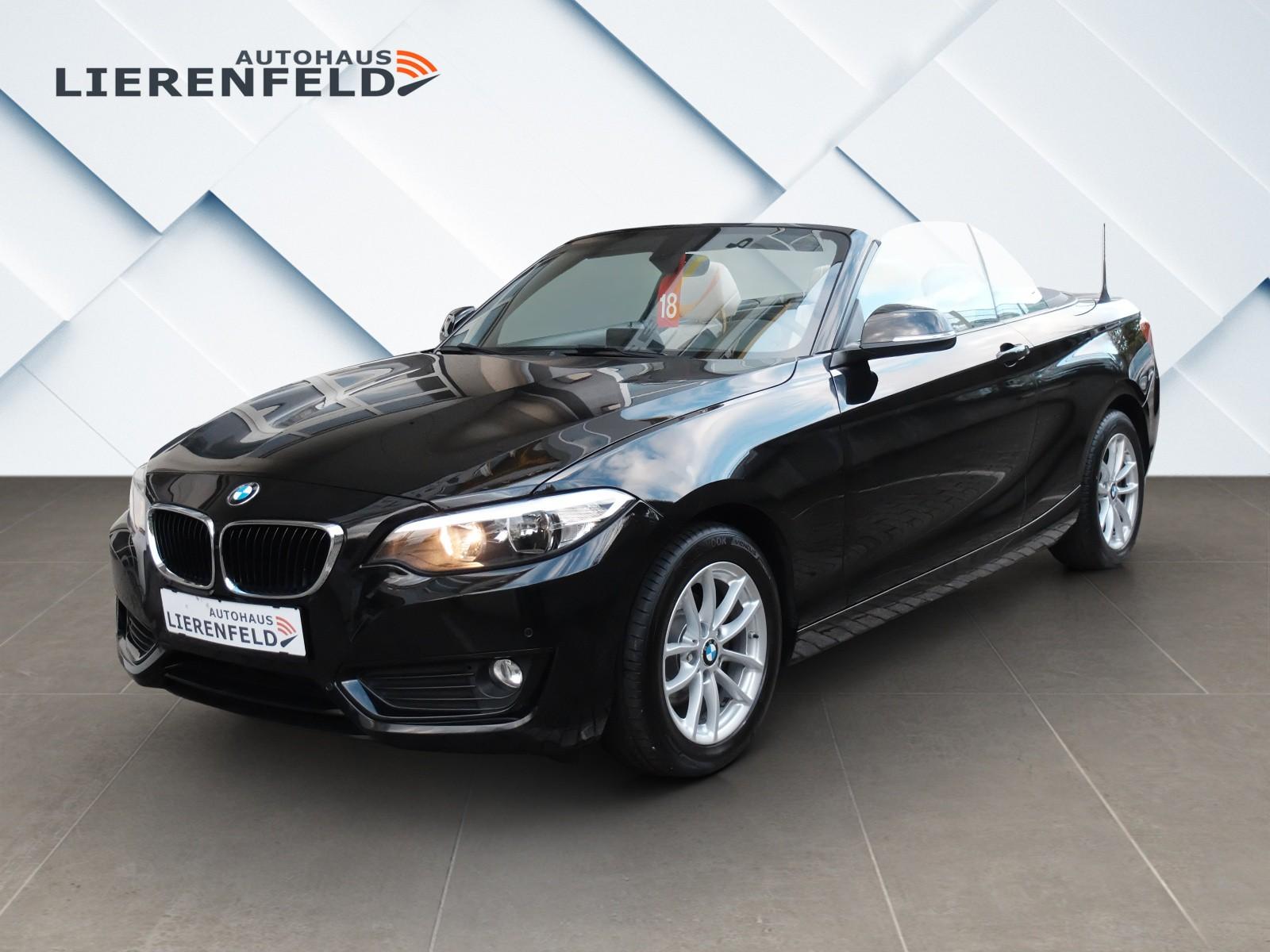 BMW 218 i Cabrio Leder Navi MWST