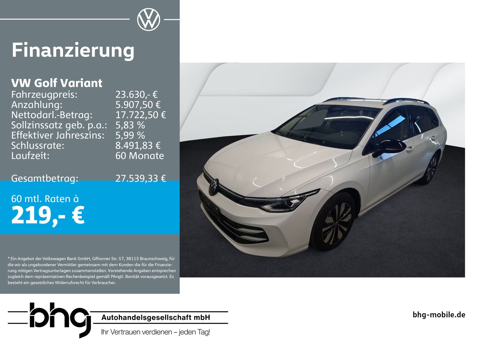 Volkswagen Golf Variant 1.5 TSI *GOAL* #AHK #KAMERA #LED #L