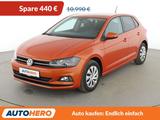 Volkswagen Polo 1.0 Comfortline*PDC*SHZ*TEMPO*KLIMA* - mit Benzin-Antrieb: Orange, Kleinwagen