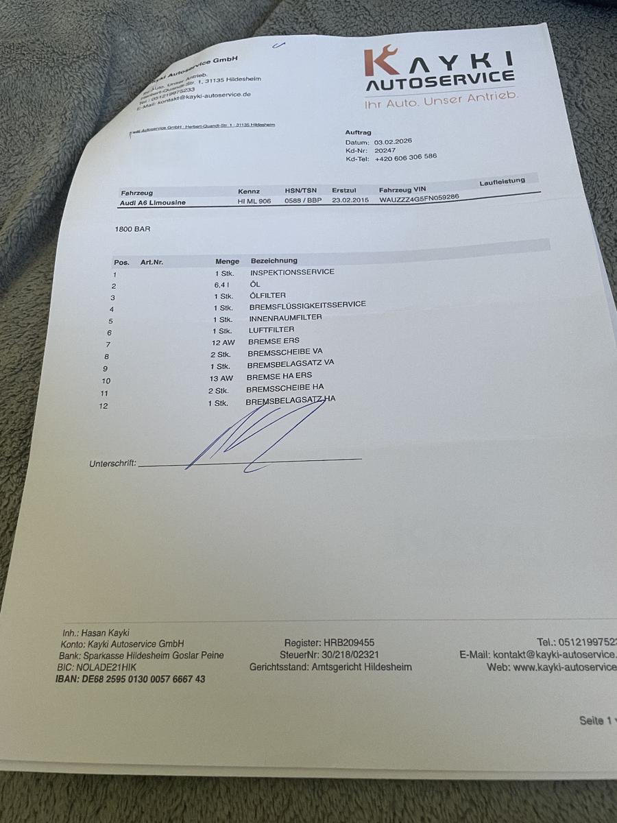 Audi A6 3.0 TDI 235kW quattro tiptronic