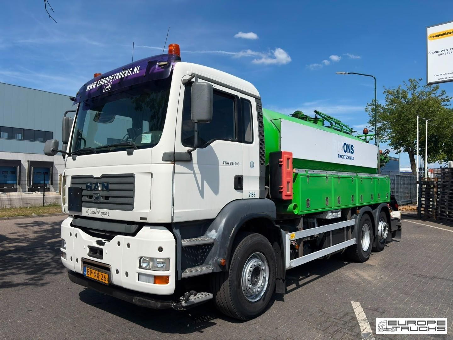 MAN TGA 26.310 Steel/Air - Ipsam Hogedruk Spoelwagen