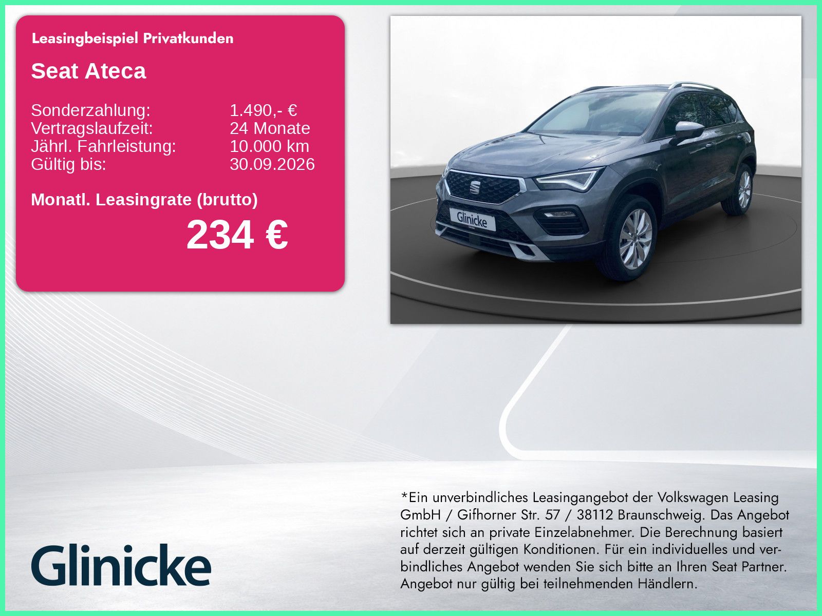 Seat Ateca 1.5 TSI Road Edition AHK LED PDC KAM ACC N