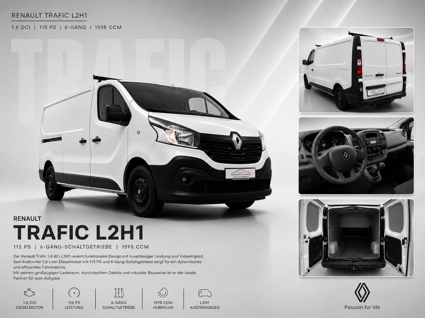 Renault Trafic 1.6 dCi L2H1 *SHZ*BTH*DACHGEPÄ*AHK*