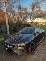Mercedes-Benz CLA 250 4MATIC DCT AMG Line , Scheckheftgepflegt - blaue Mercedes-Benz CLA 250