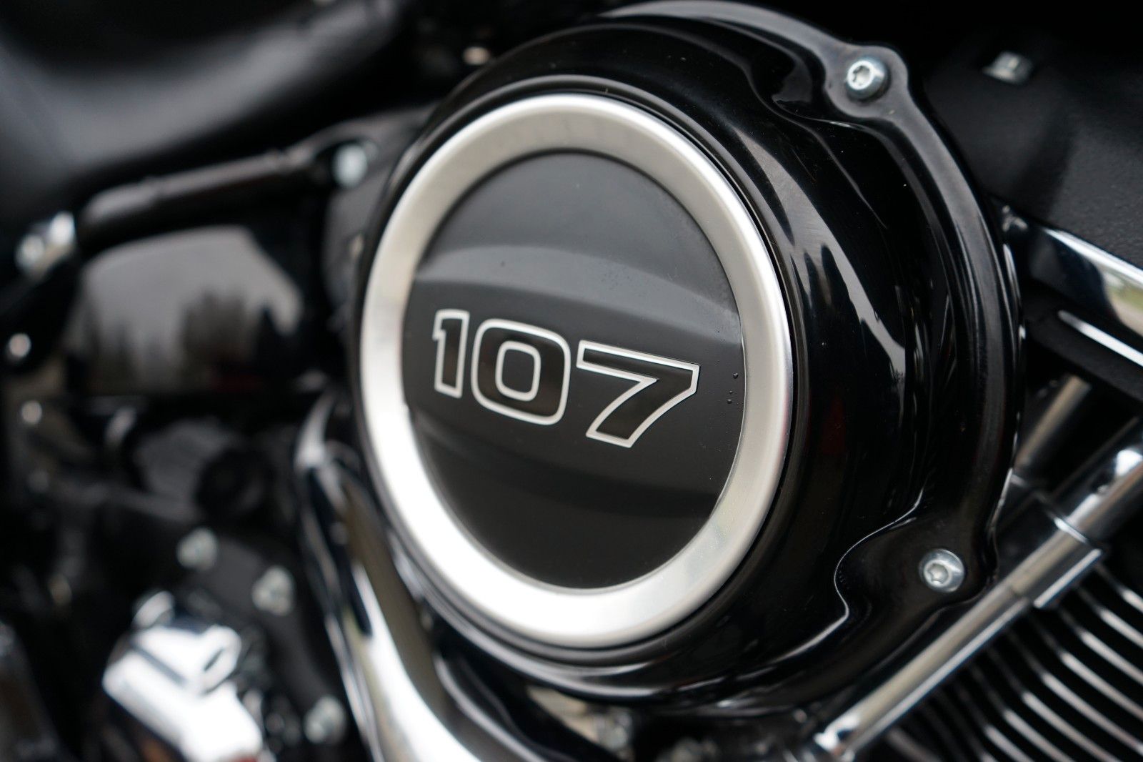 Fahrzeugabbildung Harley-Davidson Softail Sport Glide FLSB 107 mit Miller Auspuff