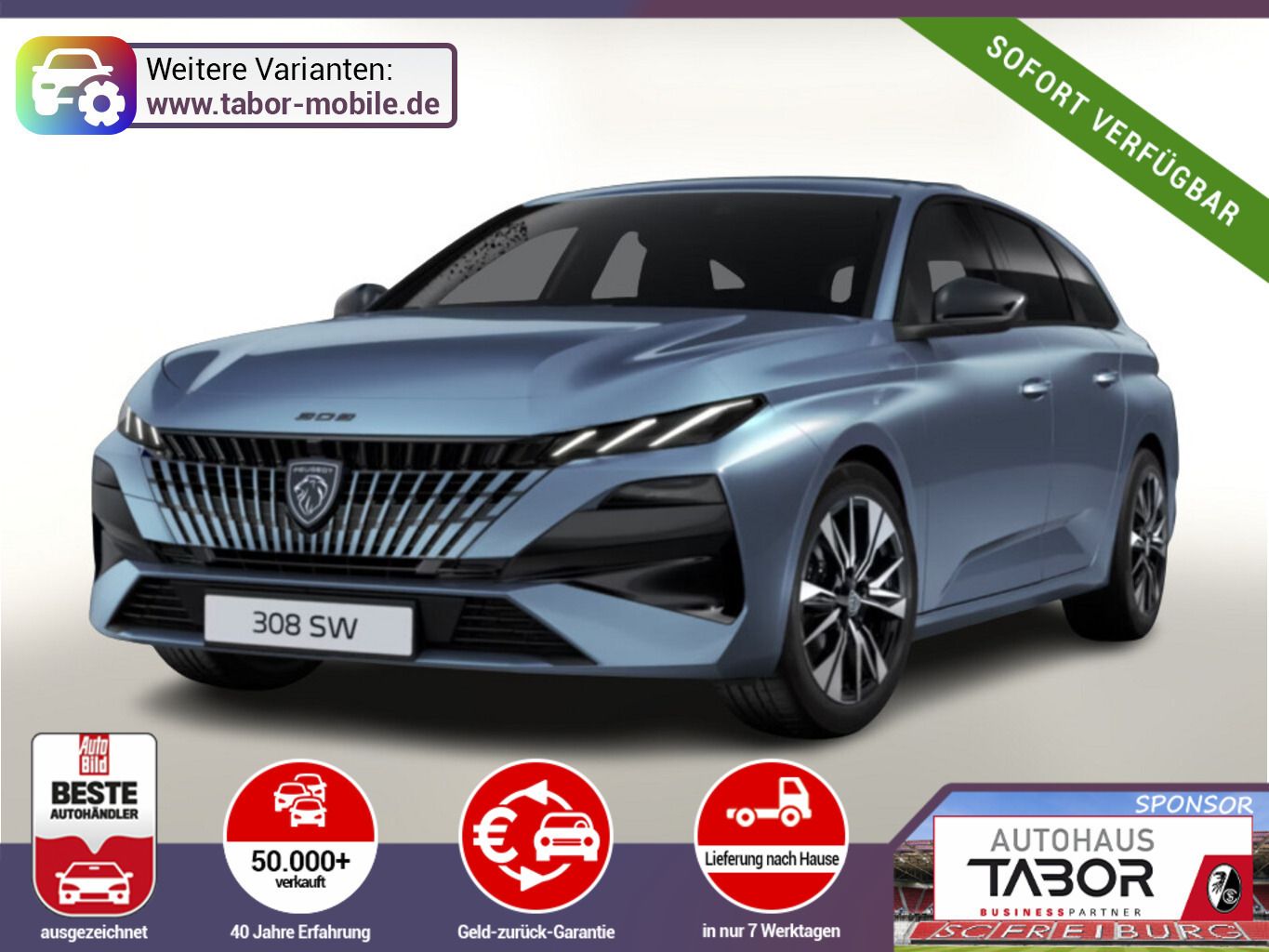 Peugeot 308 SW Allure MY26 SHZ Nav LHZ ACC Kam DigC PDC