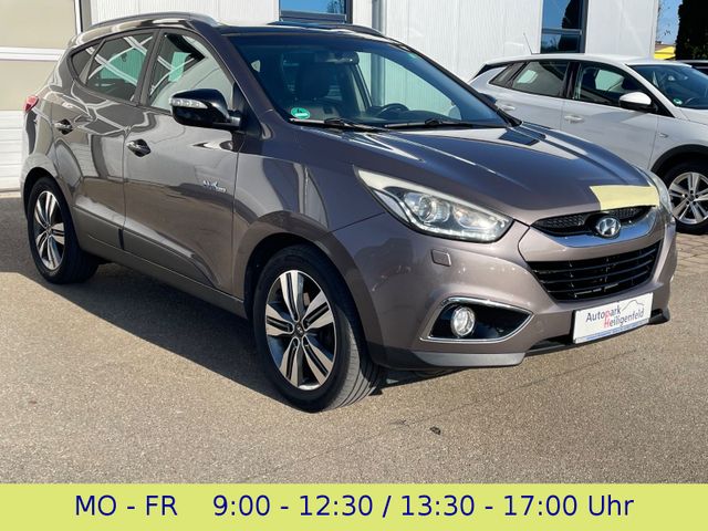 Hyundai ix35 blue 1.7l CRDi 2WD Pano Leder RCam 8xAlu 1H