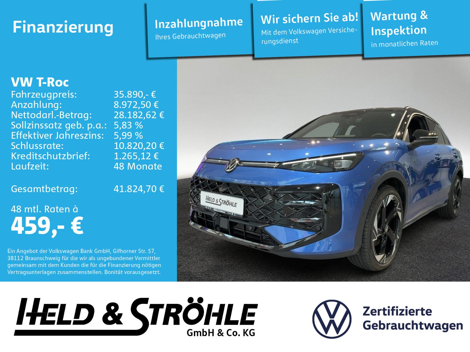 Volkswagen T-Roc R-Line Black Style 1.5 eTSI IQ-LIGHT NAVI