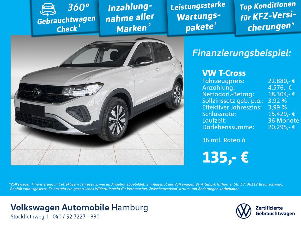 Volkswagen T-Cross 1.0 TSI Goal AppleCarPlay ACC Sitzhzg