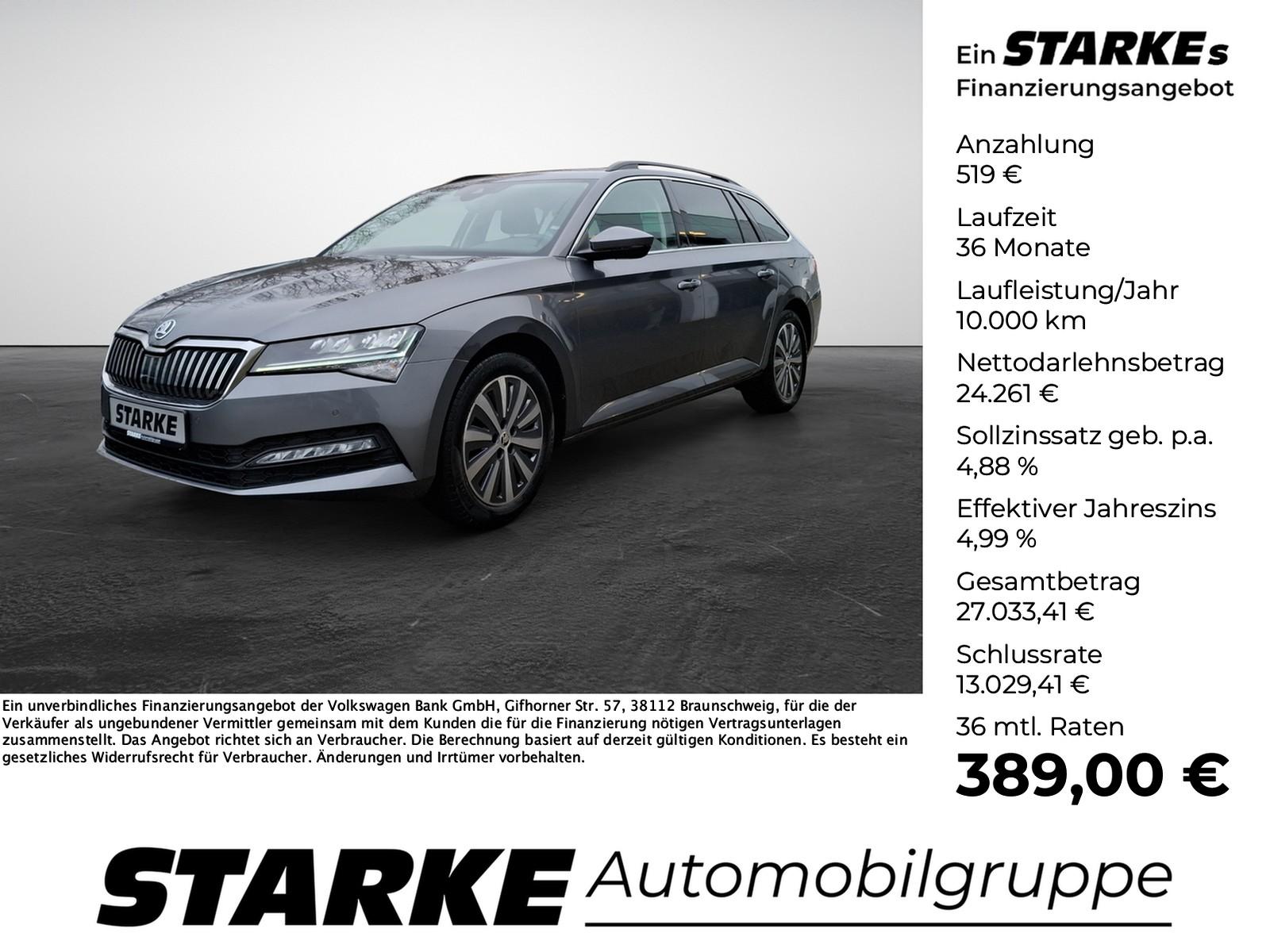 Skoda Superb Combi 2.0 TDI DSG Ambition  AHK Navi LED 