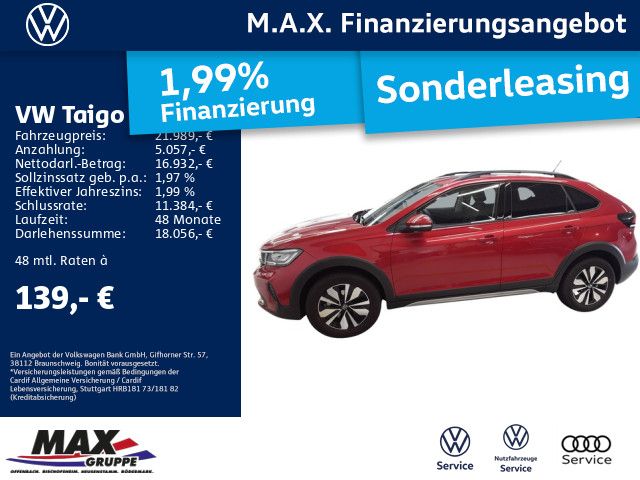 Taigo 1.0 TSI MOVE LED+KAMERA+APP+DCP+NAV+SITZHZ