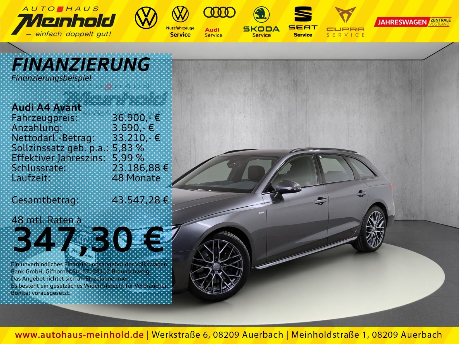 Audi A4 Avant S line 45 TFSI quattro S tronic