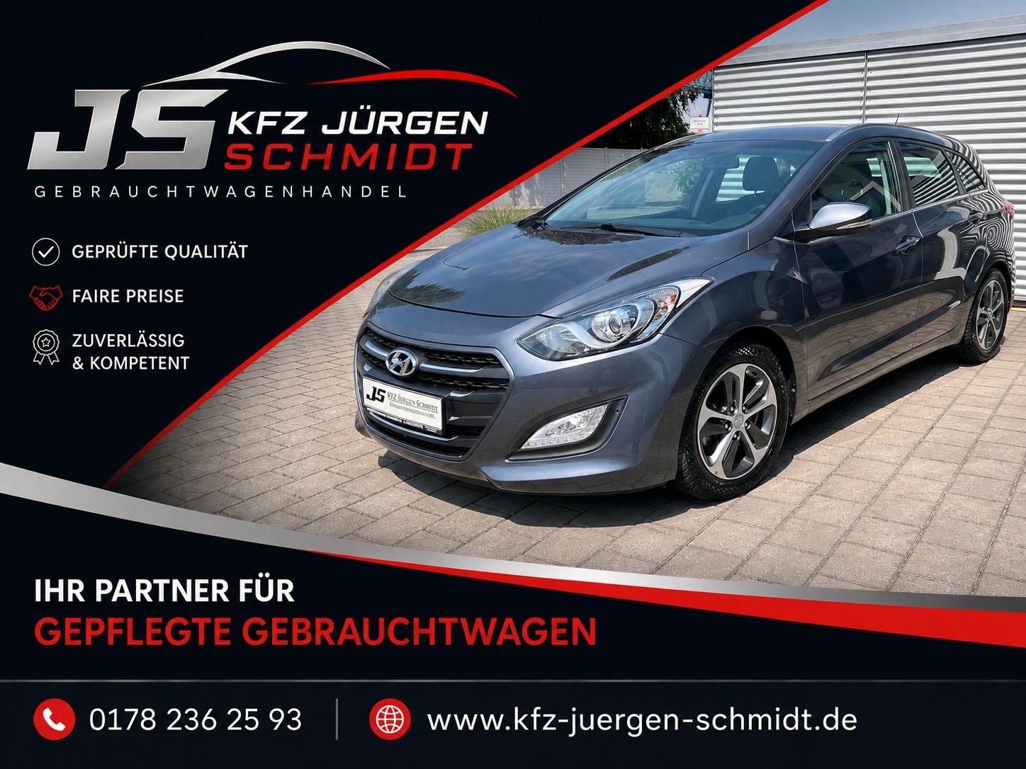 Hyundai i30 cw blue Trend 1.6 GDI Bluetooth NAVI 1.Hand