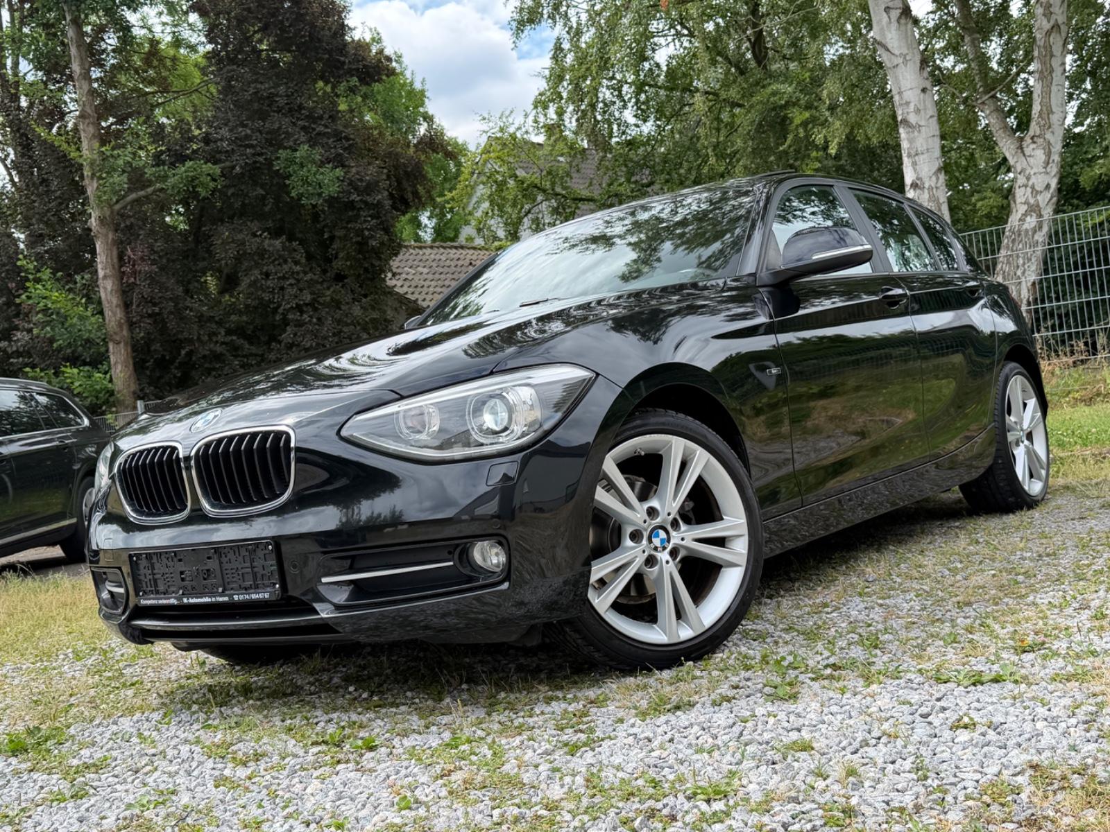 BMW 118 d 5-trg.|SCHWARZ|XENON*LEDER*NAVI*SHD*AHK*