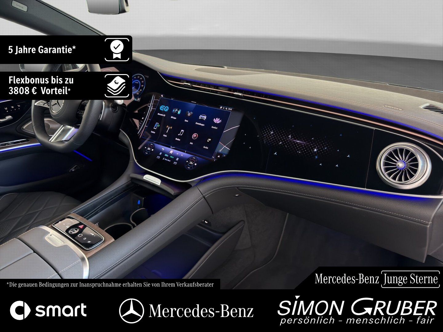 Fahrzeugabbildung Mercedes-Benz EQS 580 4M AMG Pano Hyper Sitzklima Massage