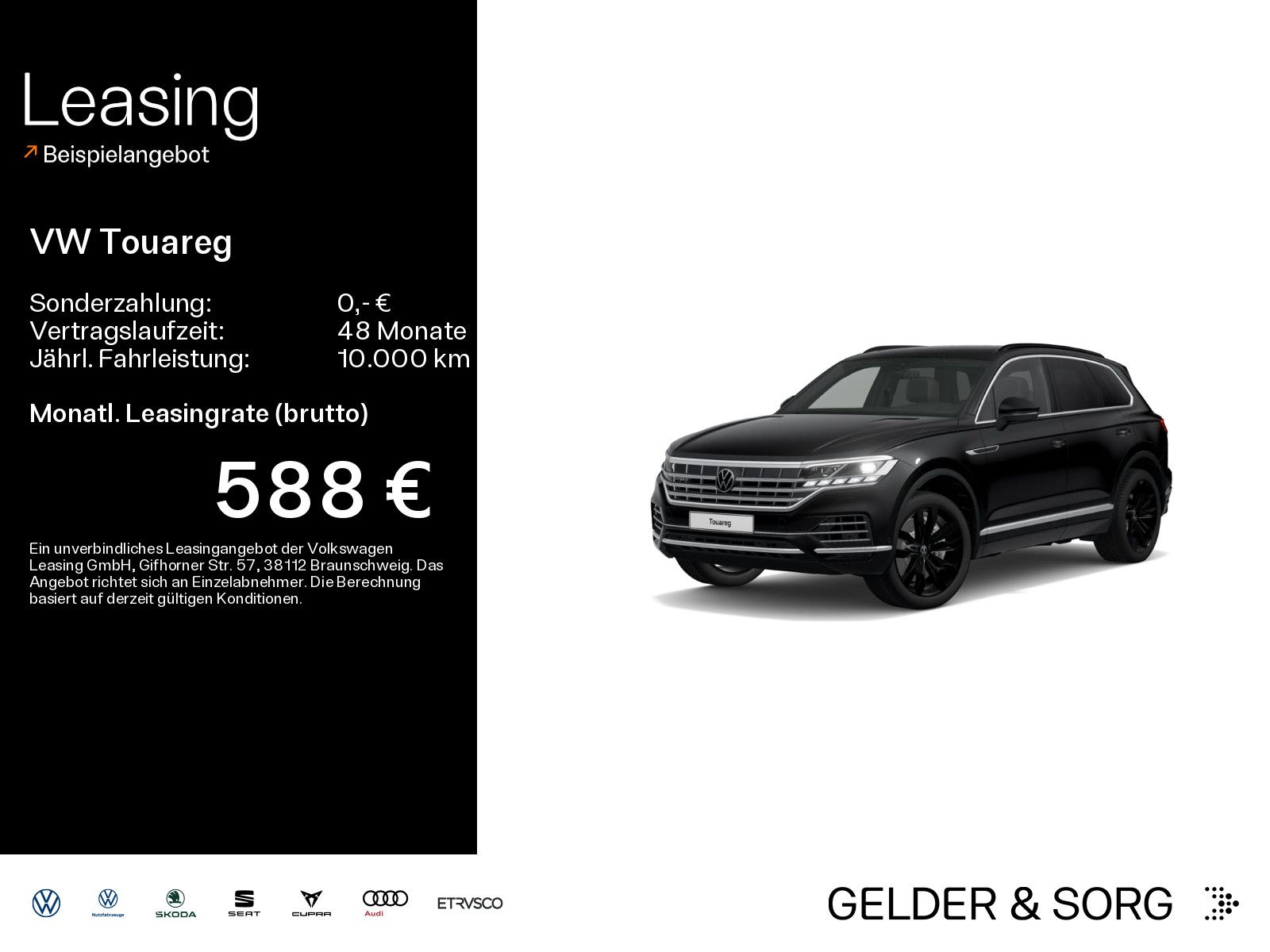 Volkswagen Touareg 3.0 eTSI Elegance DAB*21Z*Air*Pano*Leder