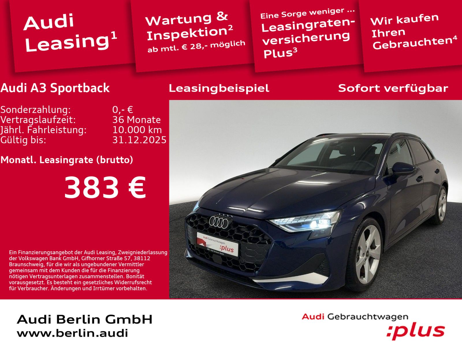 Audi A3 Sportback Advanced 35 TFSI S tr. LED RFK NAVI