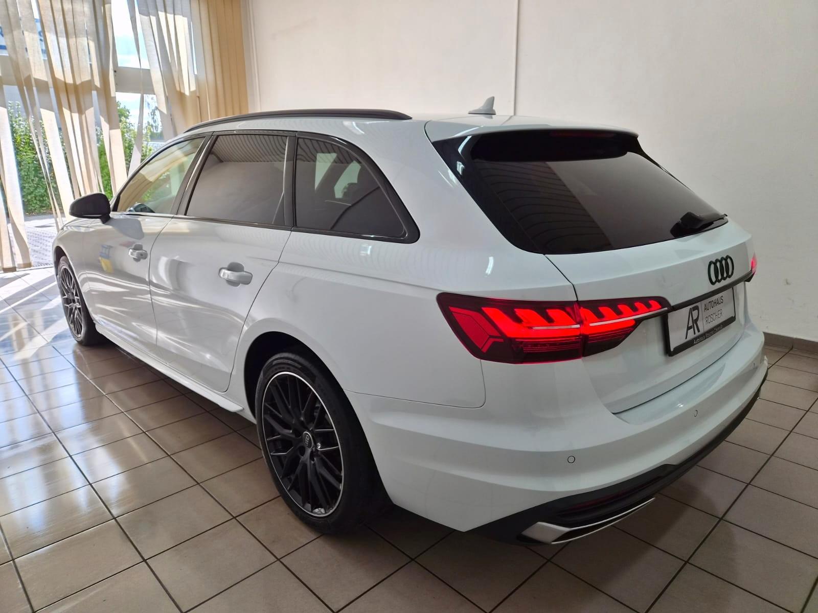Audi A4 Av. 35 TFSI S Line Gletscherweiß+Optikschwarz
